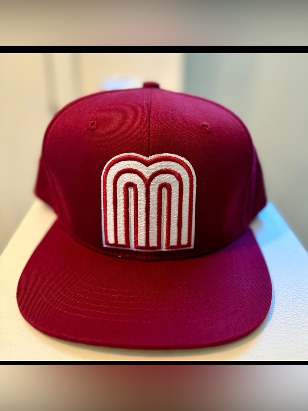 Mexico Baseball Cap with Embroidered Logo